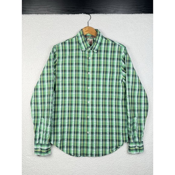 Relwen Other - RELWEN Green Plaid Long Sleeve Button Down Shirt Medium